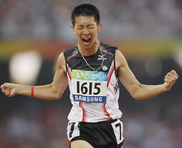 So Wa Wai from Hong Kong of China grasped his last chance at the Beijing Paralympics Games.
