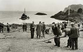 First transatlantic telephone cable