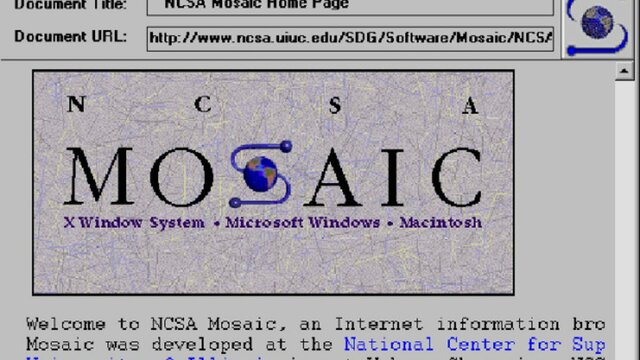 Mosaic Web Browser