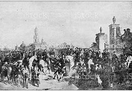 El ejército francés entró en la Ciudad de México