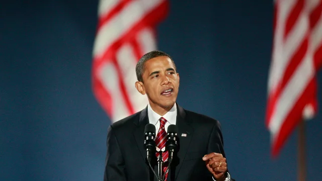 President Barack Obama becomes the 44th president