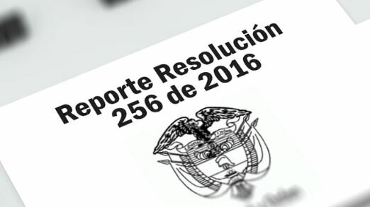 RESOLUCION 256 DE 2016
