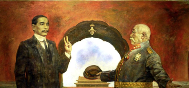 Sun Yat-Sen cede el cargo