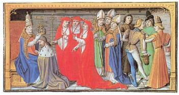 Aita Santuak Karlomagno enperadore izendatu