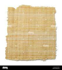 Use of papyrus as paper