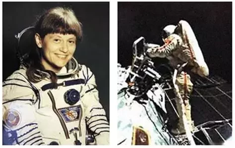 First spacewalk by woman, Svetlana Savitskaya