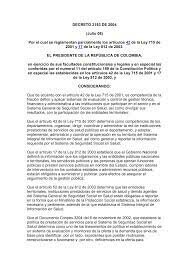 Decreto 2193 del año 2004