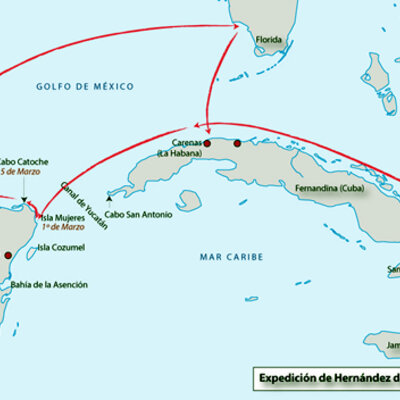 Timeline: Expediciones a Yucatán
