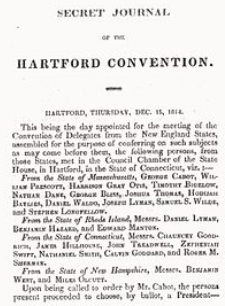 (3) Hartford Convention