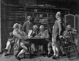 Publicació de l’enciclopèdia, obra intel·lectual de la il·lustració.