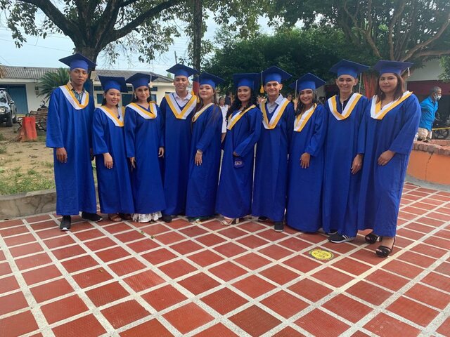 Me gradué de la educación media