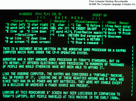 PROCESADOR DE TEXTOS WORDSTAR