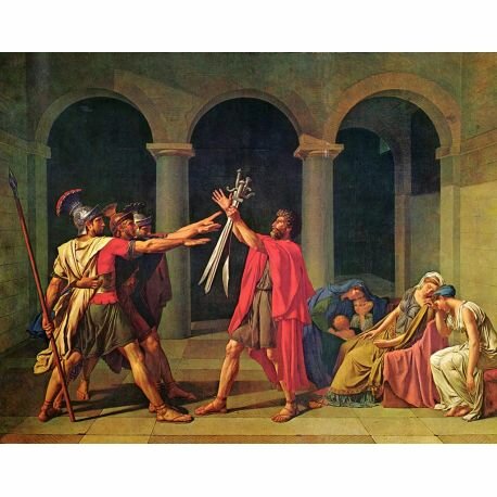 Jacques-Louis David (1748-1825)- El juramento de los Horacios