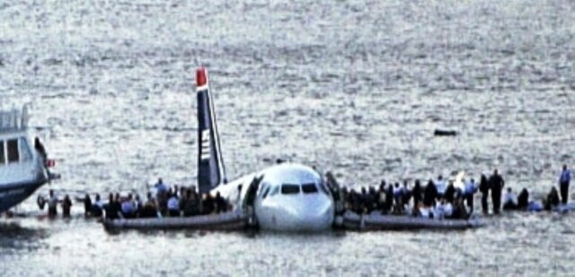 US Airways, Vuelo 1549, Amerizaje en el Hudson.