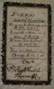 Fuero de las Encartaciones de Avellaneda