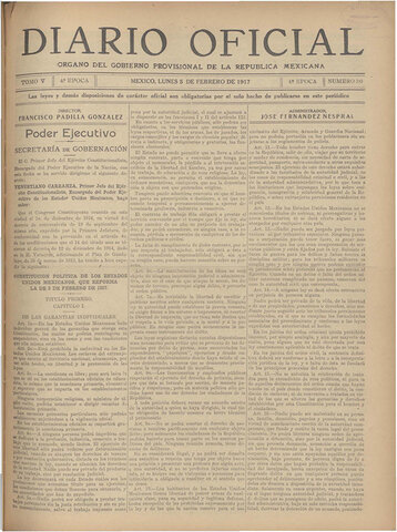 Constitución de 1917