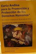Carta Andina para la Protección y Promoción de los Derechos Humanos
