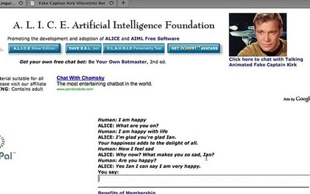 Dr. Sbaitso: Chatbot con una interfaz de usuario