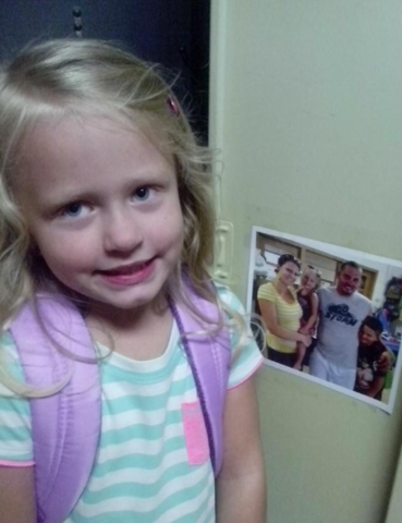 MY first day of pre-k