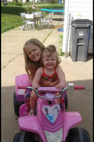 my yonger sister was born