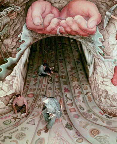 El agua, origen de la vida -Diego Rivera