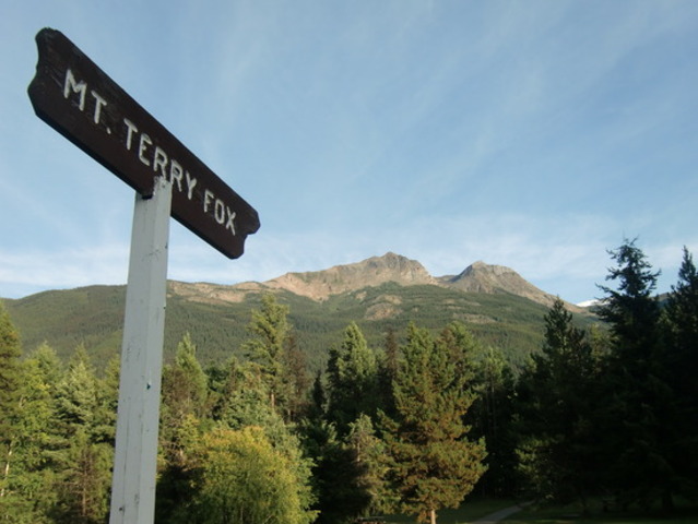 Named a peak after Terry Fox