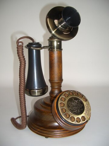 Teléfono candelabro