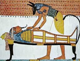 Burial of the dead in Egypt