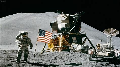 The first steps on the moon