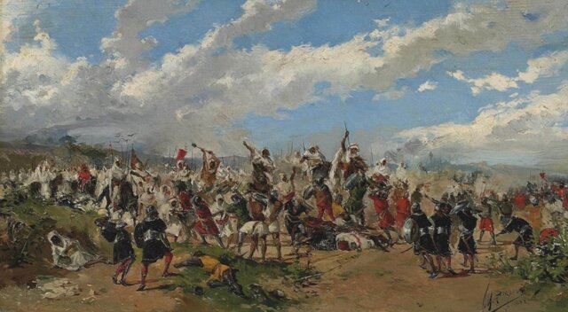 Àrabs arriben a la Península