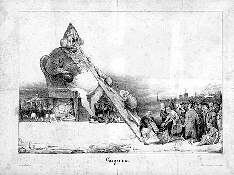 Gargantua, Honoré Daumier