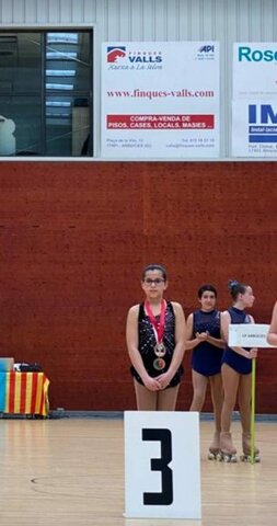 Primera competició de patinatge