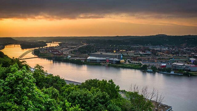 War between the British and French, known as the French & Indian War.  		The war is fought over disputed land claims in the Ohio River Valley.