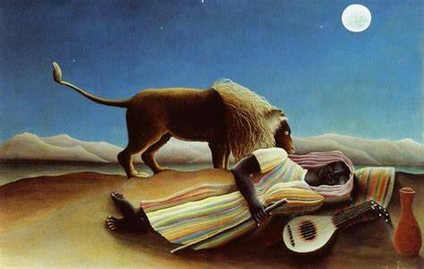 Gitane endormie, Henri Rousseau