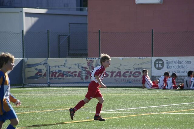 Vaig començar a jugar a futbol