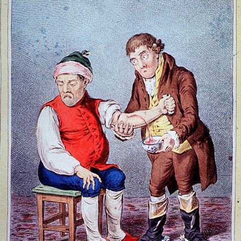 Egyptians used bloodletting to try to cure diseases