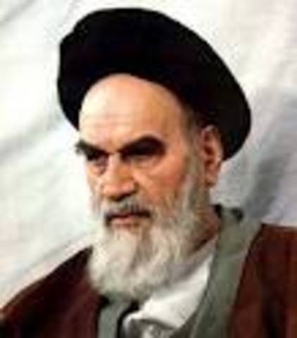 Ayatollah Khomeini comes to power in iran