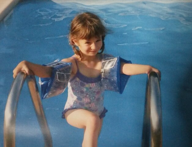 Primer dia de natació