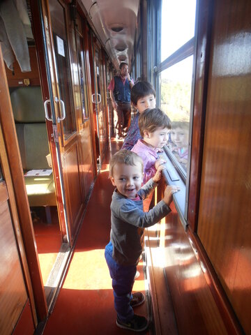 El meu primer viatge en tren