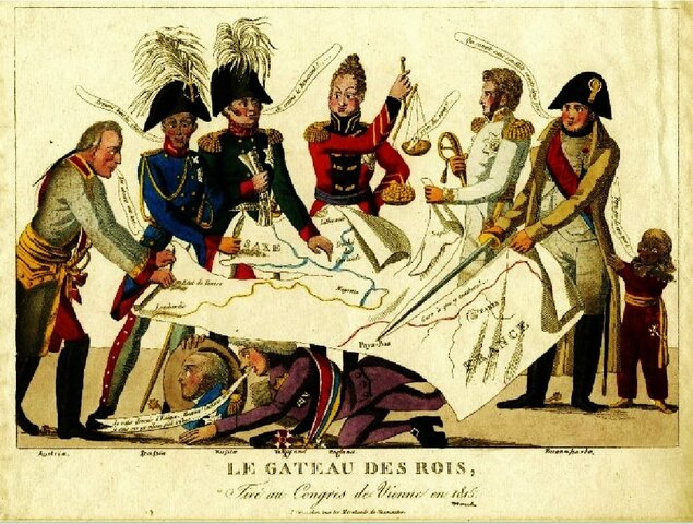 El Congreso de Viena restaura la monarquia absoluta