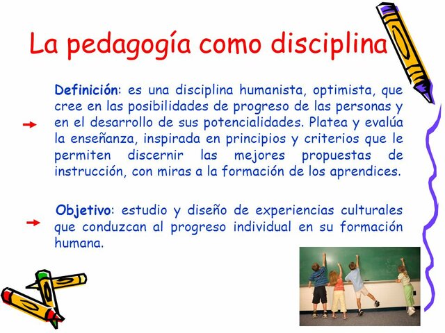 La pedagogía como disciplina constructiva