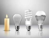 different types of light bulbs