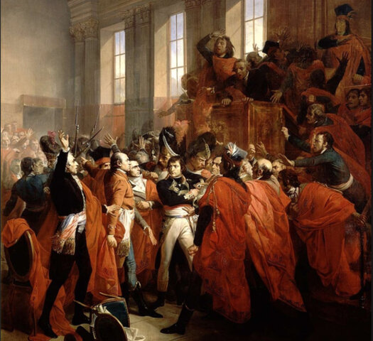 Državni udar in padec Direktorija