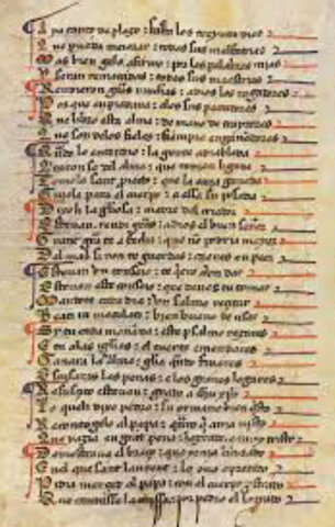 GONZALO BERCEO COMPONE MILAGROS DE NUESTRA SEÑORA