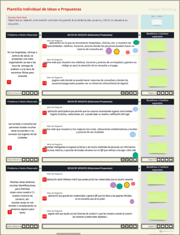 plantilla de problemas y soluciones