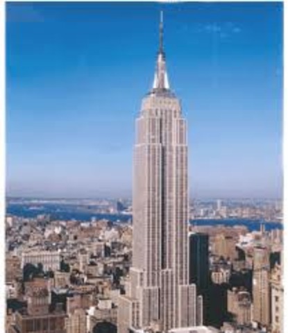 On May 1st 1931, the world's tallest building, the Empire State Building, was opened by President Hoover in New York.