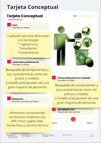 Tarjeta conceptual