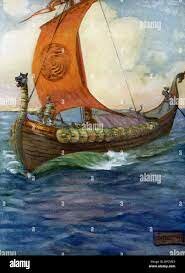 Beowulf sets sail over the seas to help the Danes