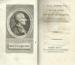 Publicación del Espíritu de las Leyes de Montesquieu