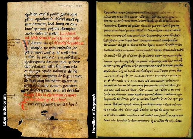 Primers textos en català